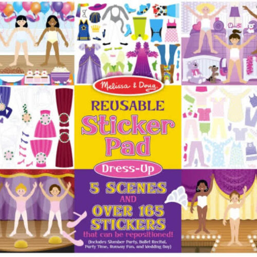 herbruikbaar stickeren paspop