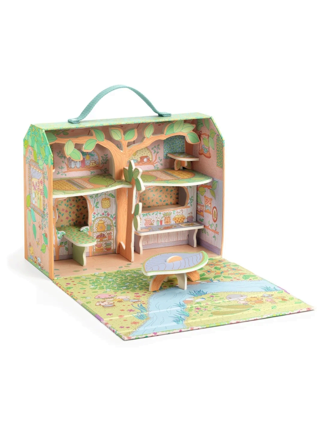 djeco tinyly het boshuis van sylvia & fox