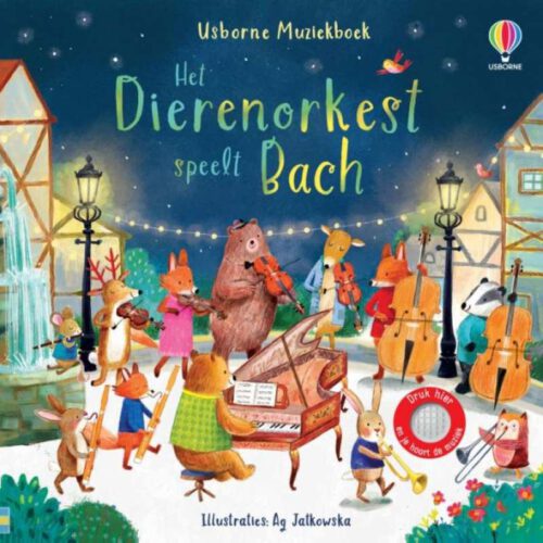 geluidenboek het dierenorkest speelt bach