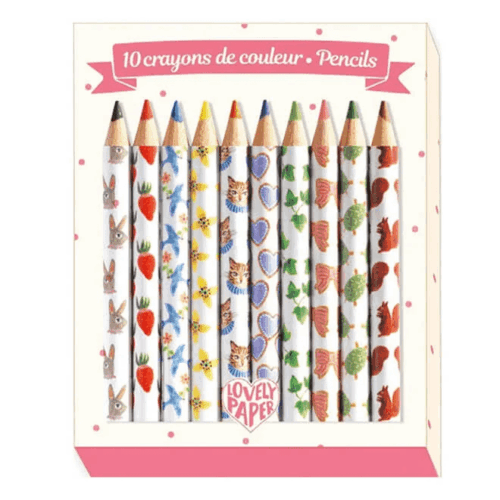 doosje met 10 mini potloodjes