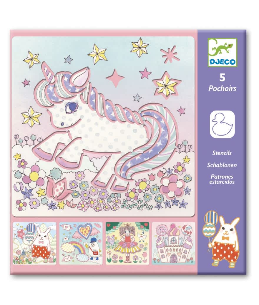 djeco sjablonen tekenen kawaïland 4 7 jaar