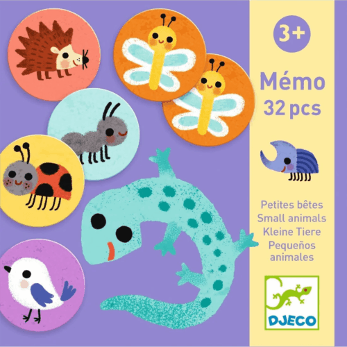 djeco memo kleine dieren 2+