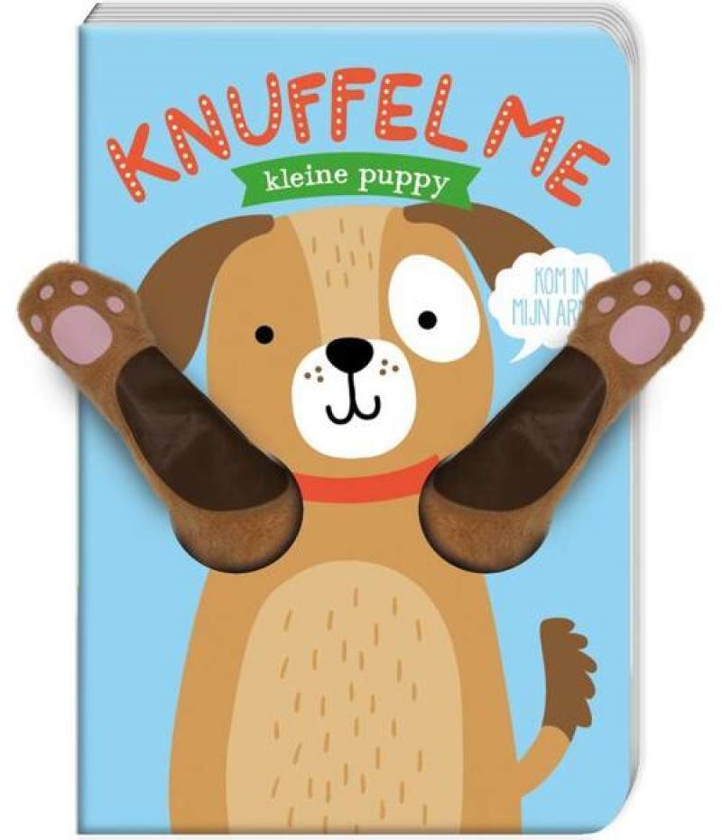 knuffel me kleine puppy