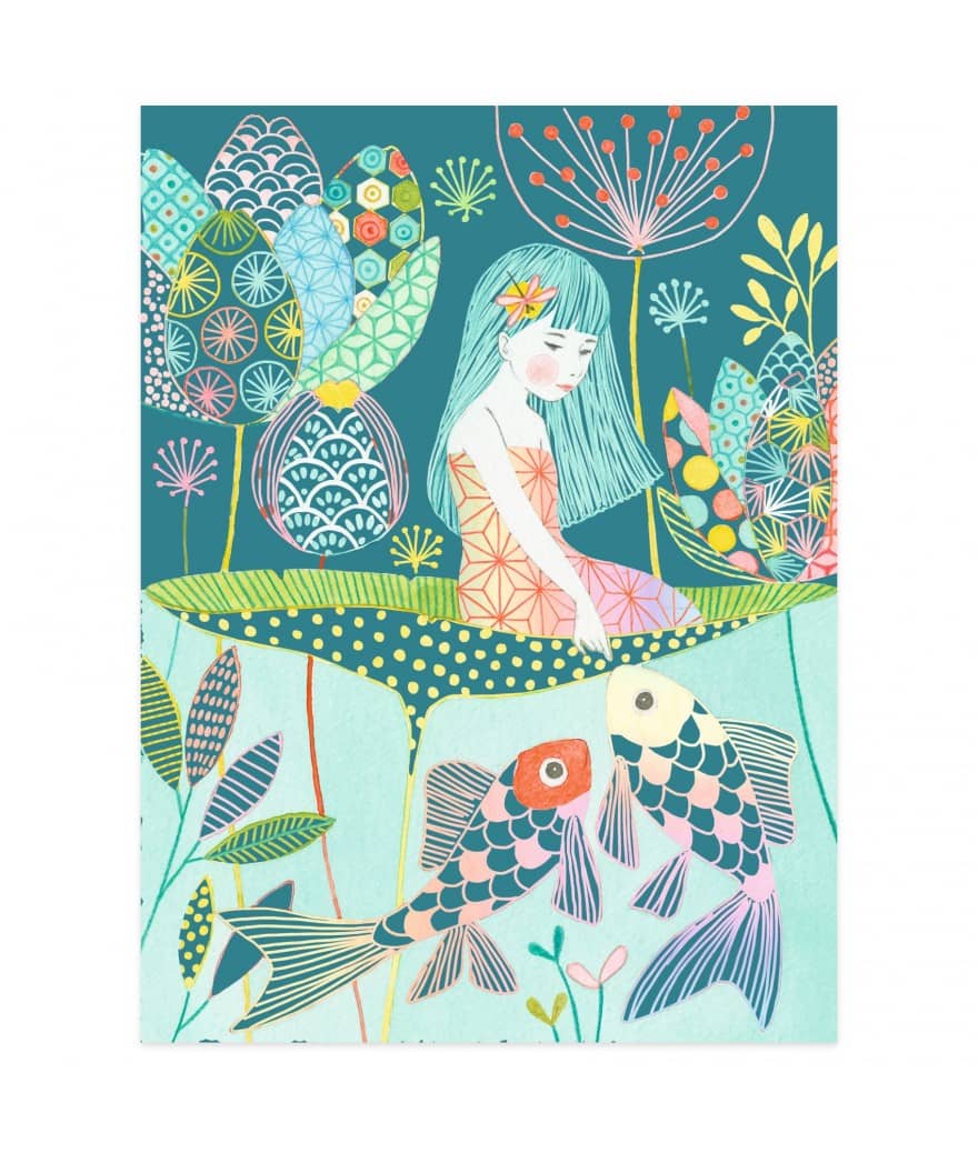 kraskaarten de vijver