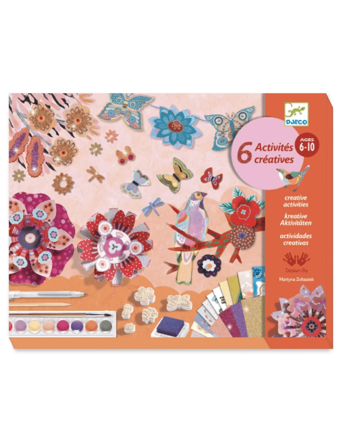djeco multi activity set de bloementuin 6 10 jaar