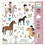djeco stickers paarden 160 stuks 4 7 jaar