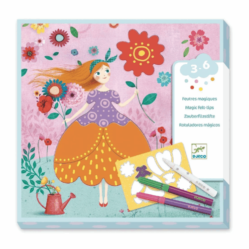 djeco magische viltstiften kleurset marie 3 6 jaar
