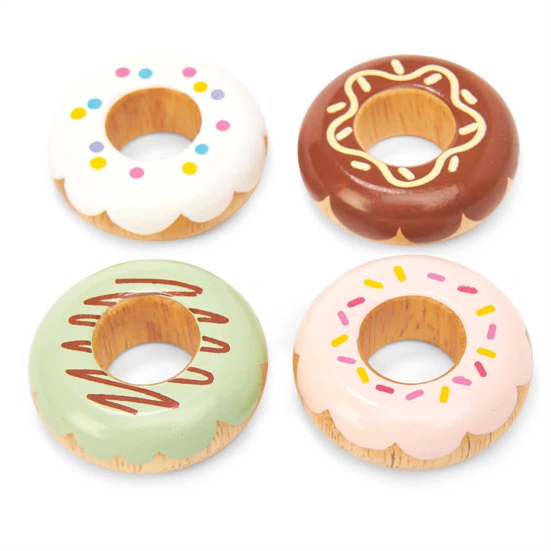ltv houten doughnuts 4 stuks