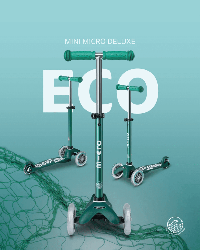 Micro Mini Step LED Deluxe Eco Zwart - Compact & Duurzaam