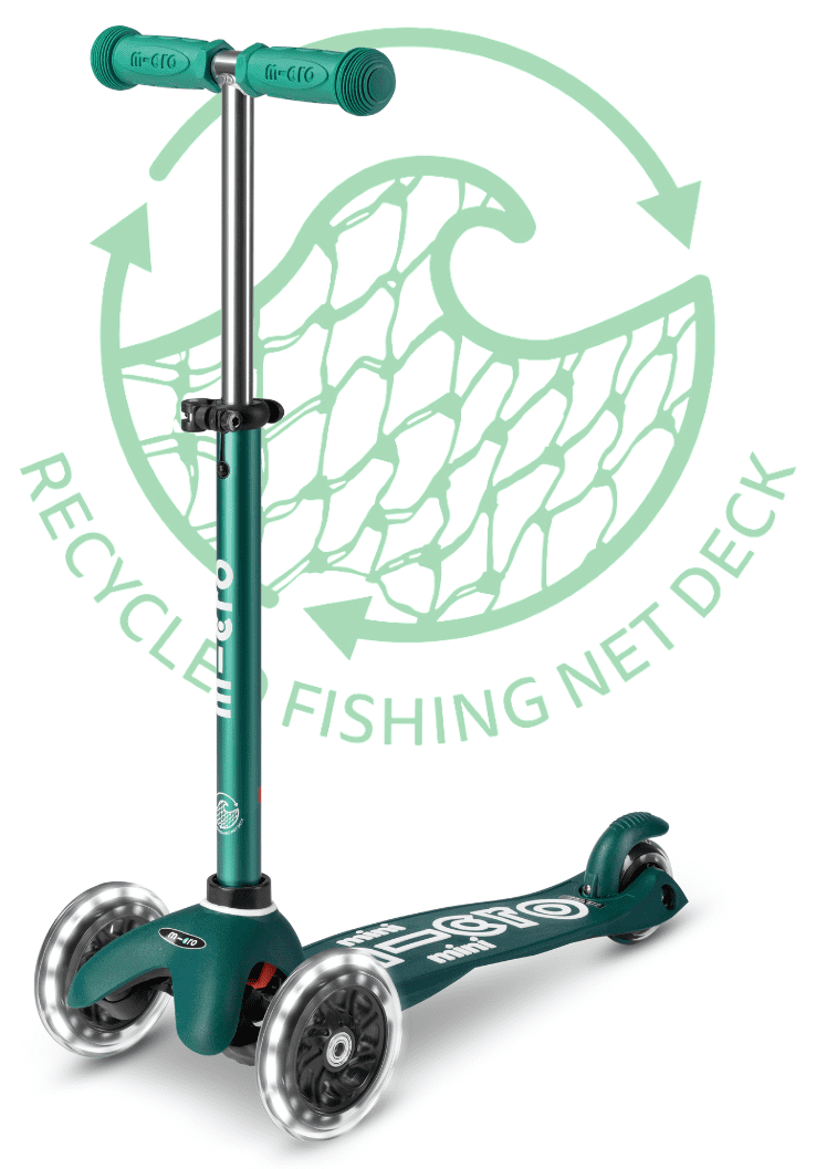 micro mini step deluxe eco led groen