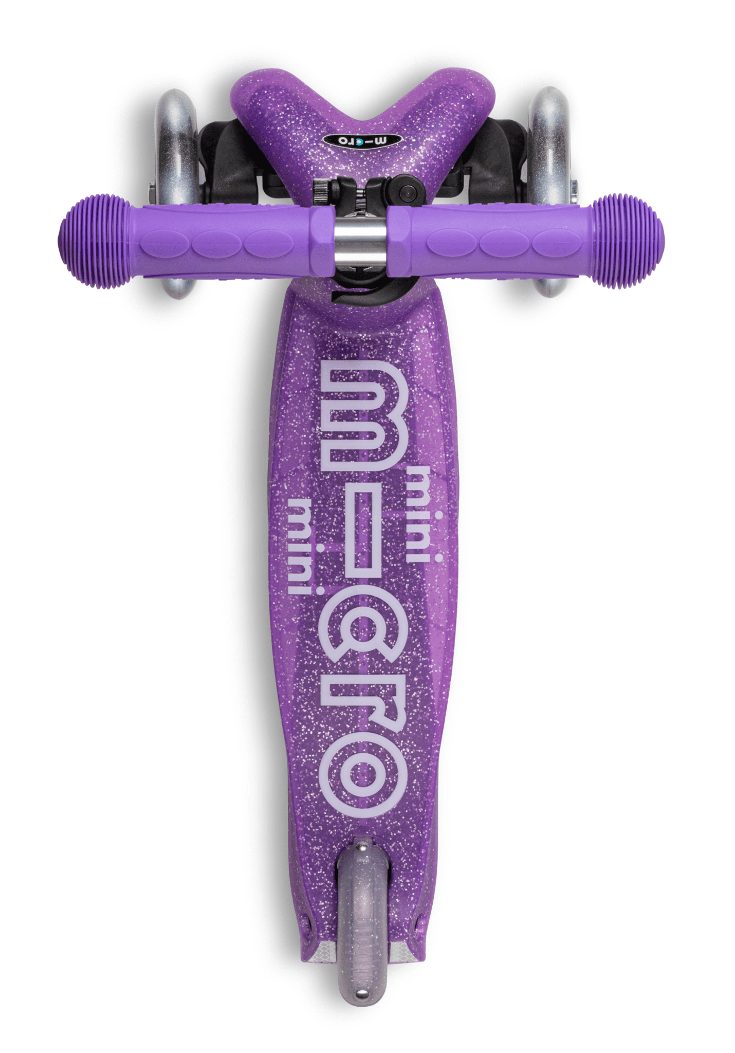 micro mini step deluxe glitter led paars