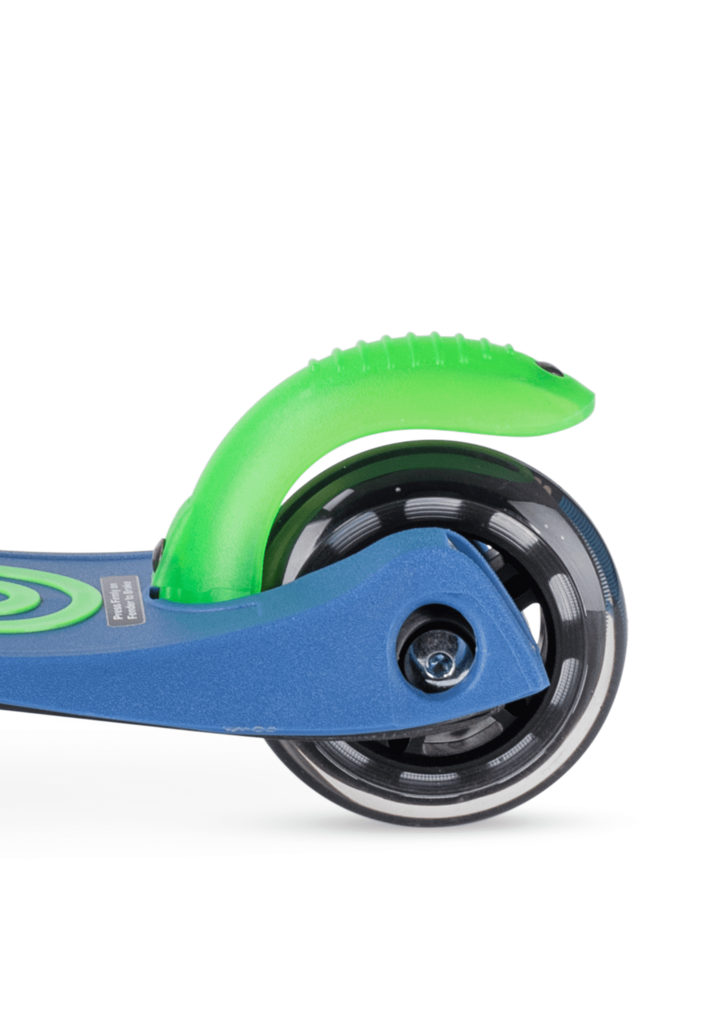 micro mini step deluxe led blauw/groen