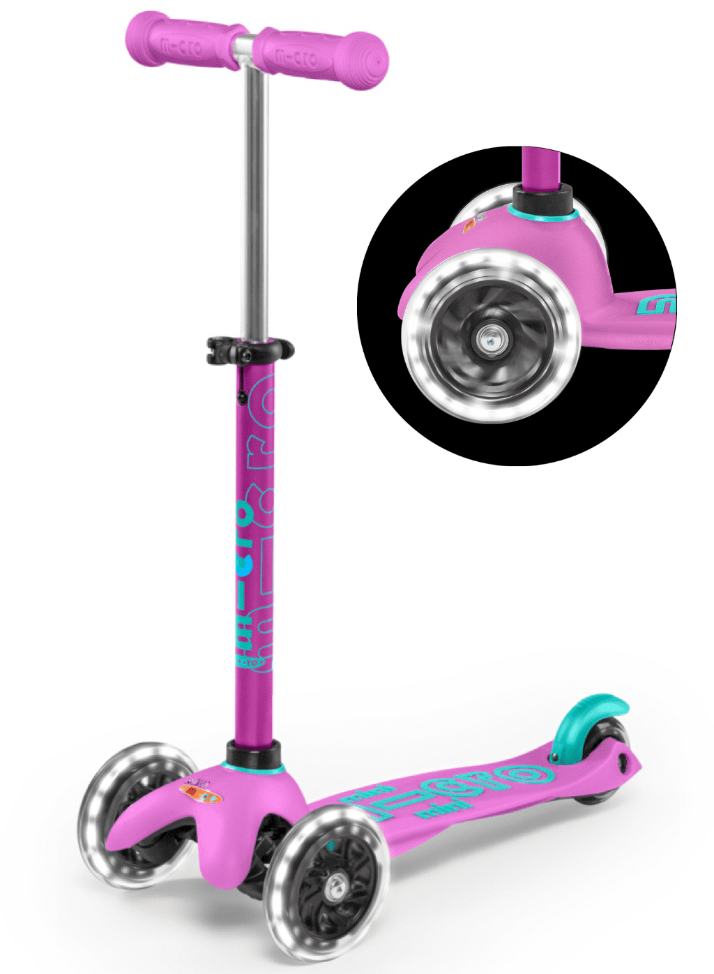 micro mini step deluxe led lavendel