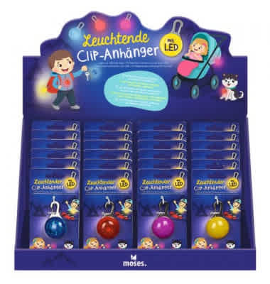 lichtgevende cliphanger led 4 assorti