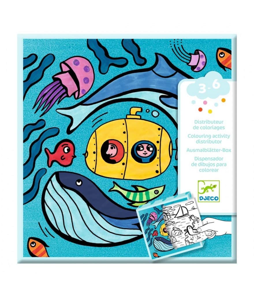 kleurplaten en spelletjes oceaan