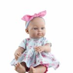 pop minipikolines meisje met strik (32cm)