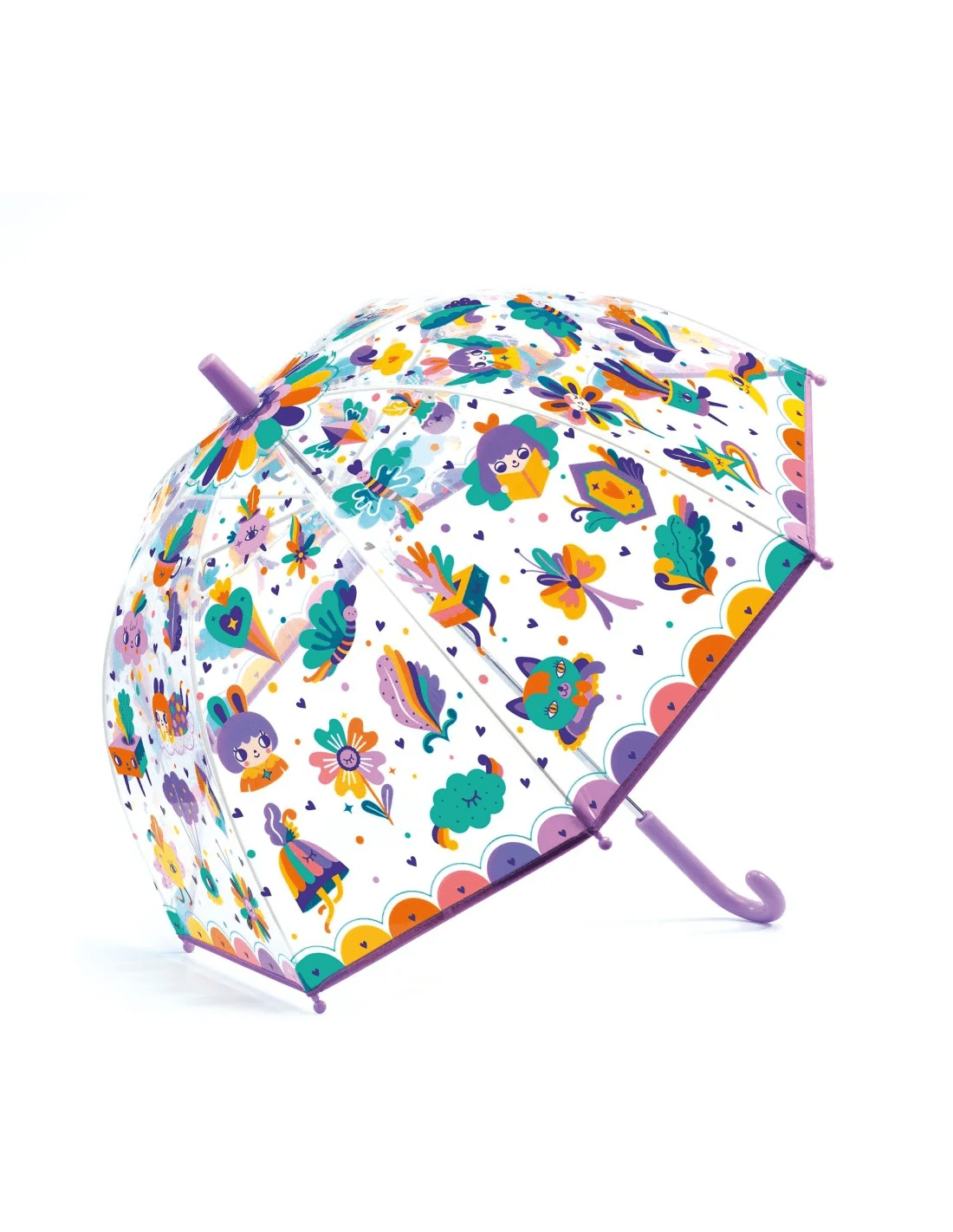djeco paraplu kawaii regenboog