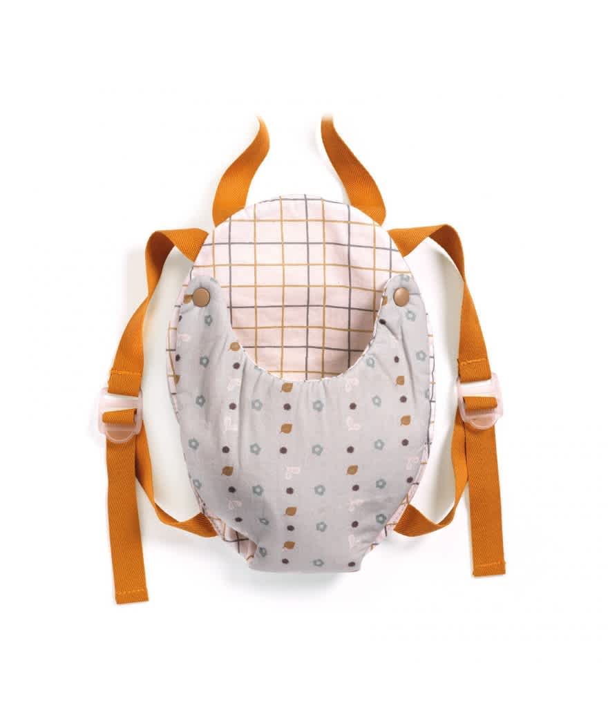 baby carrier blue gray