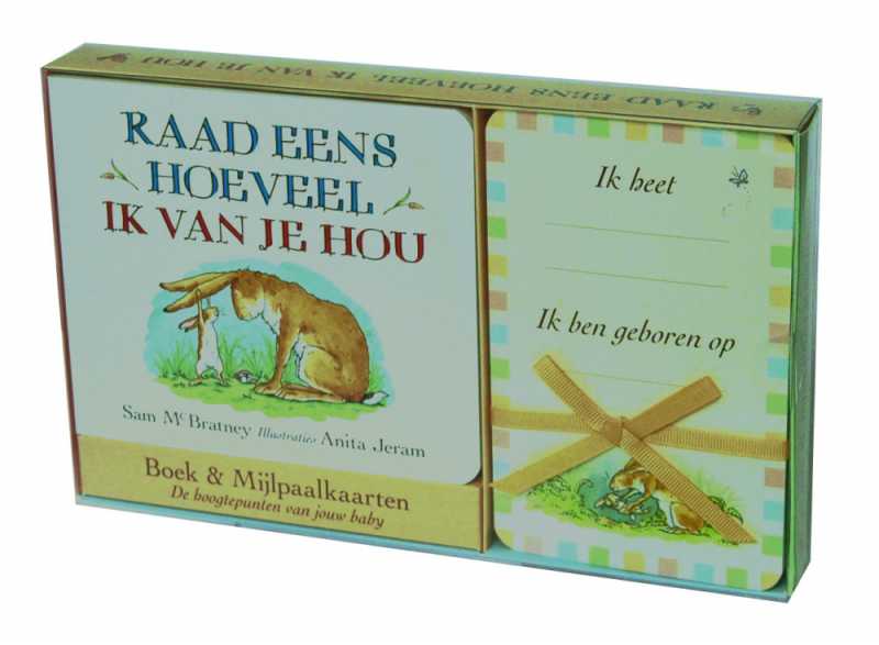 raad eens hoeveel ik van je hou + mijlpaalkaarten