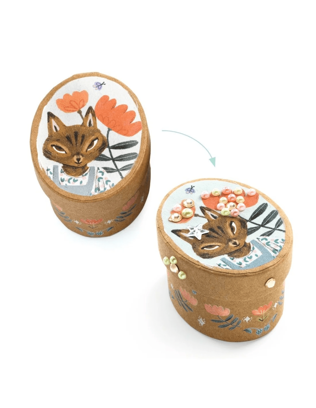 djeco diy mini opbergdoosjes schattig 6+