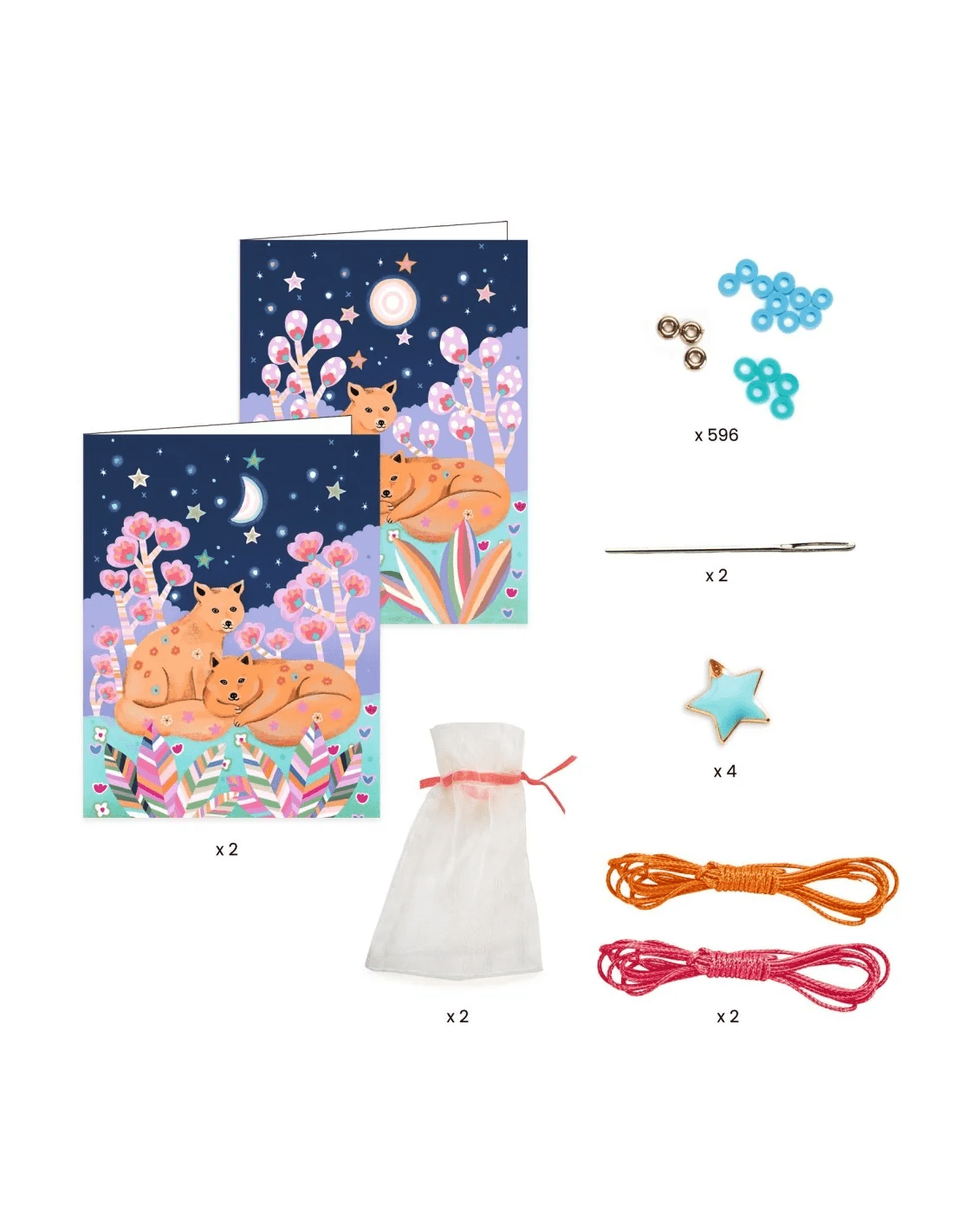 djeco duo jewels armbanden duo star heishi 10+