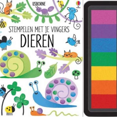 stempelen met je vingers dieren