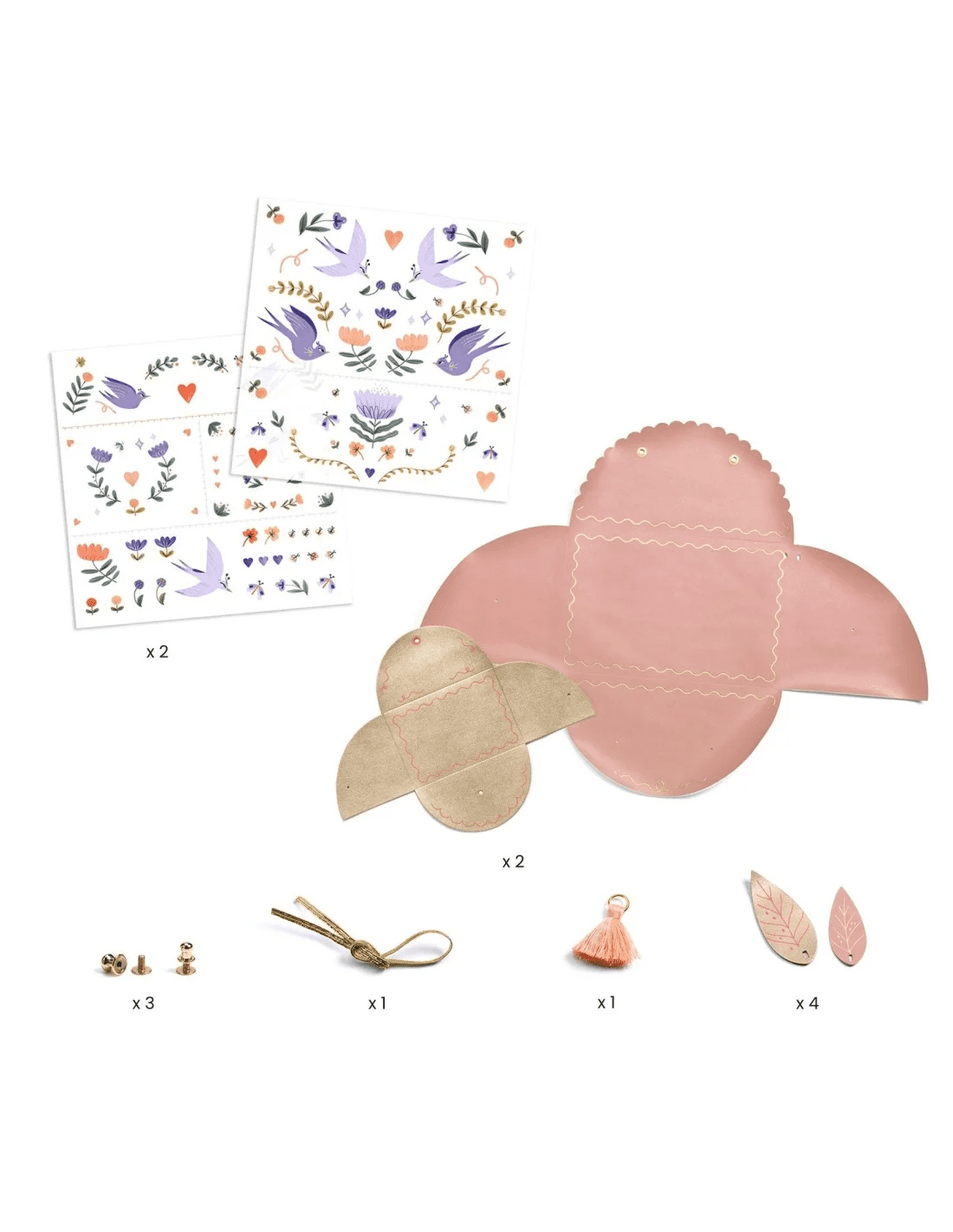 djeco diy tasjes maken sweet fashionista