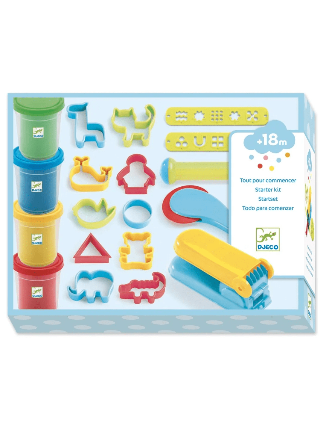 djeco boetseerklei set starter kit +18m