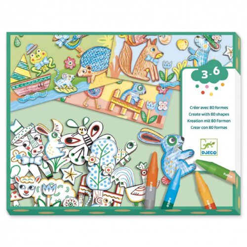 creatieve kleurdoos dieren