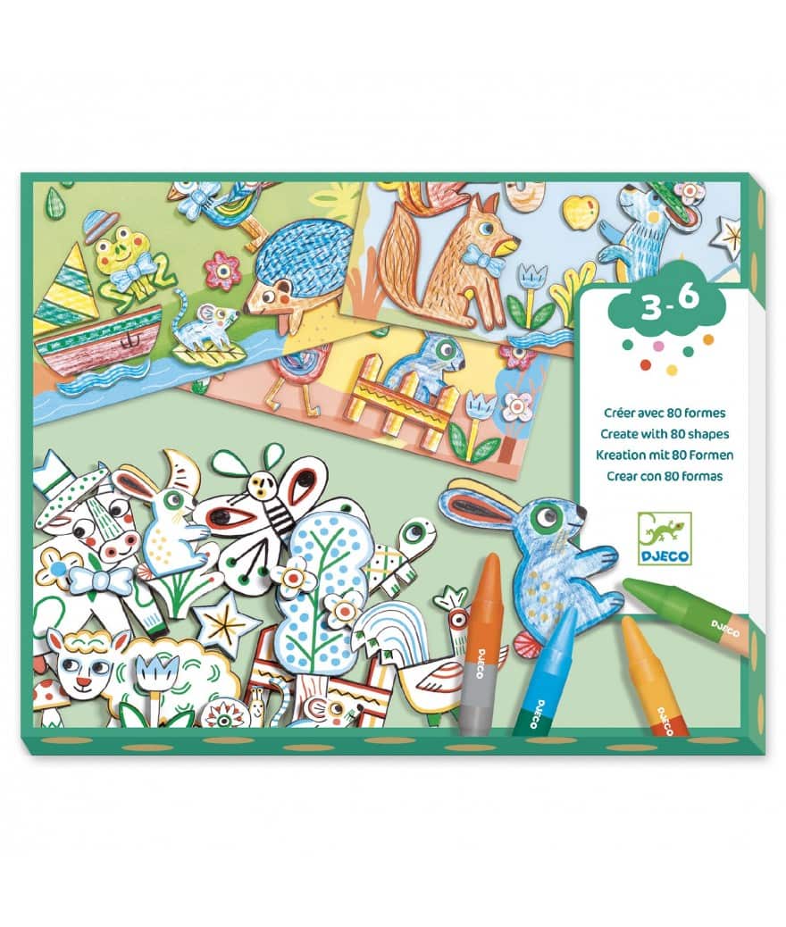 creatieve kleurdoos dieren