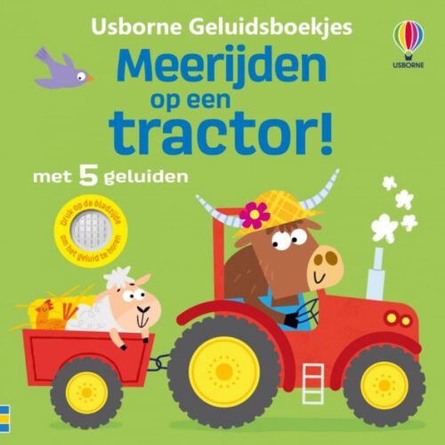 geluidenboekje meerijden op een tractor!