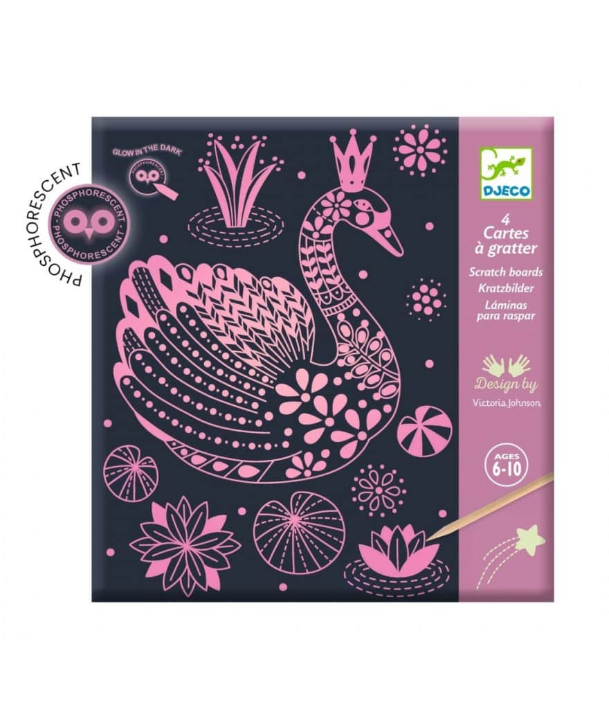 kraskaarten wonderwereld glow in the dark