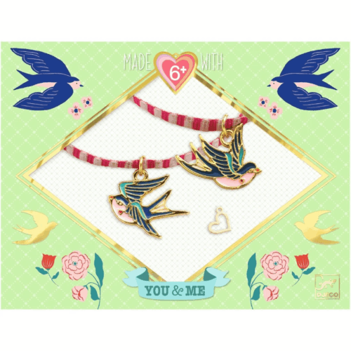 djeco duo jewels bird ribbons 6+
