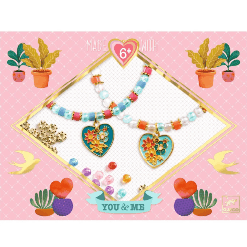 djeco duo jewels heart threading 6+