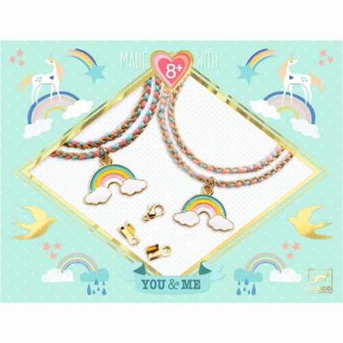 djeco duo jewels rainbow kumihimo 8+