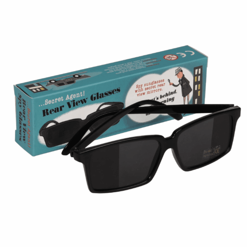 secret agent rear view glasses spy