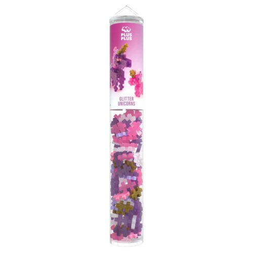 plus plus tube glitter unicorns glitter eenhoorns 100pc