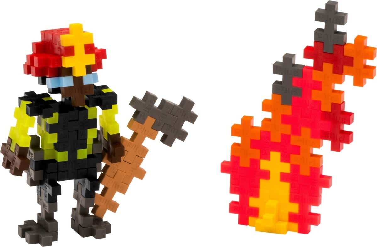 plus plus tube firefighter brandweerman 100pc