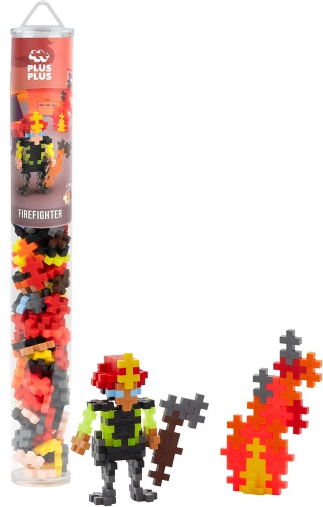 plus plus tube firefighter brandweerman 100pc