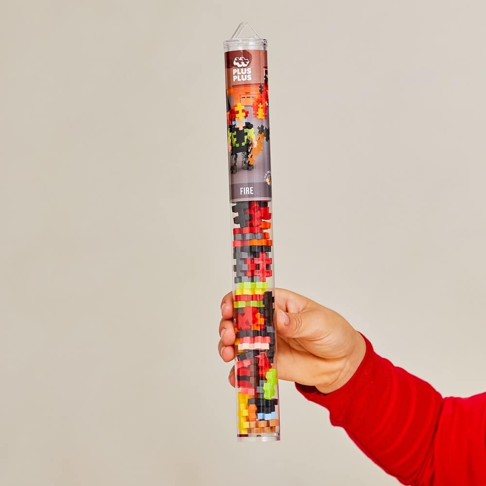 plus plus tube firefighter brandweerman 100pc