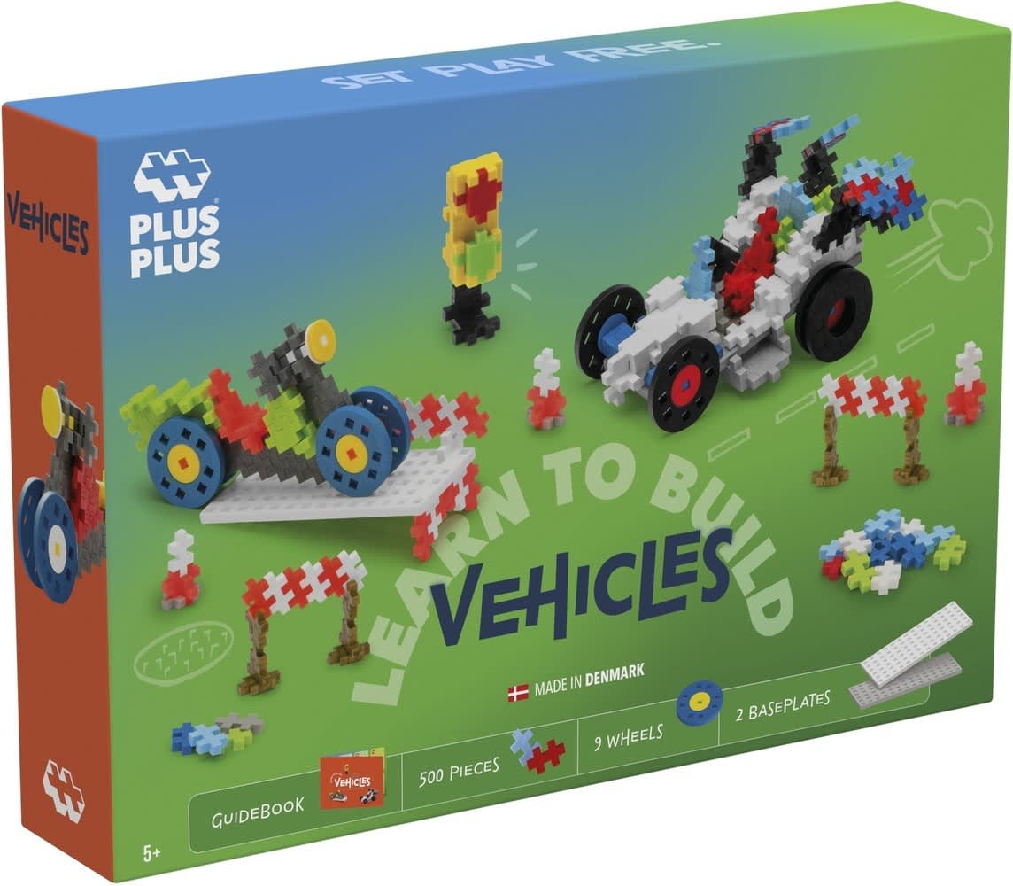 plus plus learn to build vehicles voertuigen 500pc