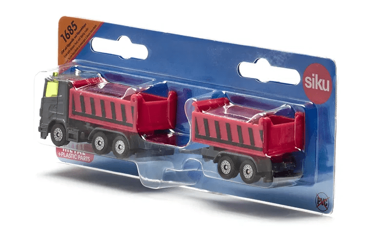 siku truck met kieper en kiepaanhanger