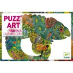 djeco puzzle art chameleon 150 pcs