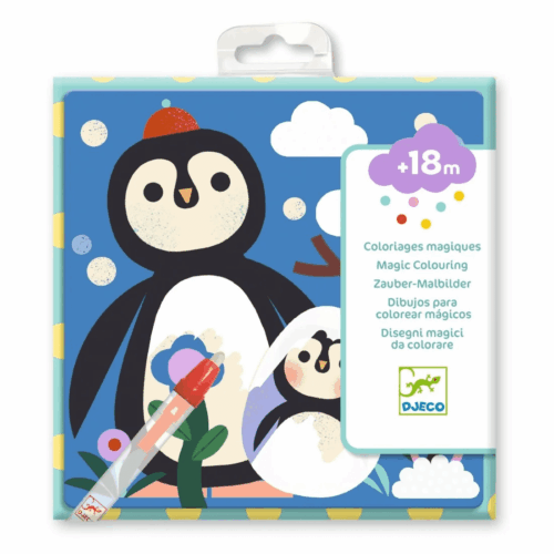 djeco magisch kleuren babydieren uit de hele wereld +18m