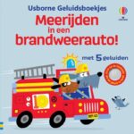 geluidenboekje meerijden in een brandweerauto!