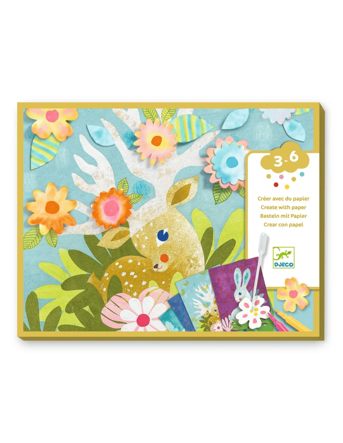 djeco creatief met vloeipapier kleurset 3 6 jaar