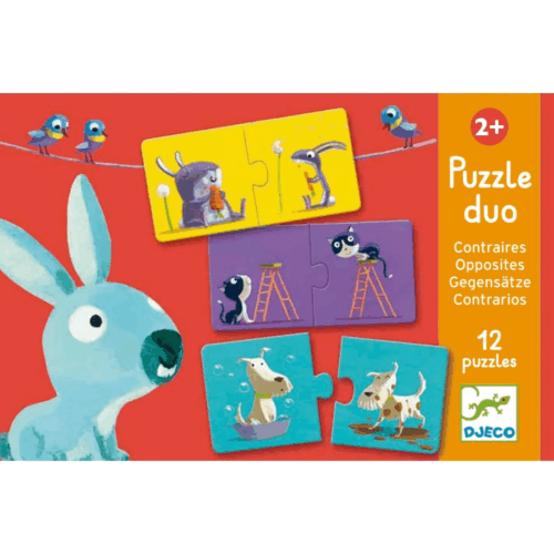djeco puzzle duo tegenstellingen 2+