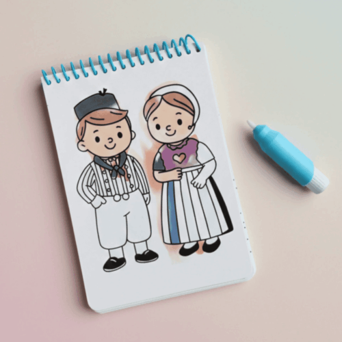 urker kleurboekje (water pen)