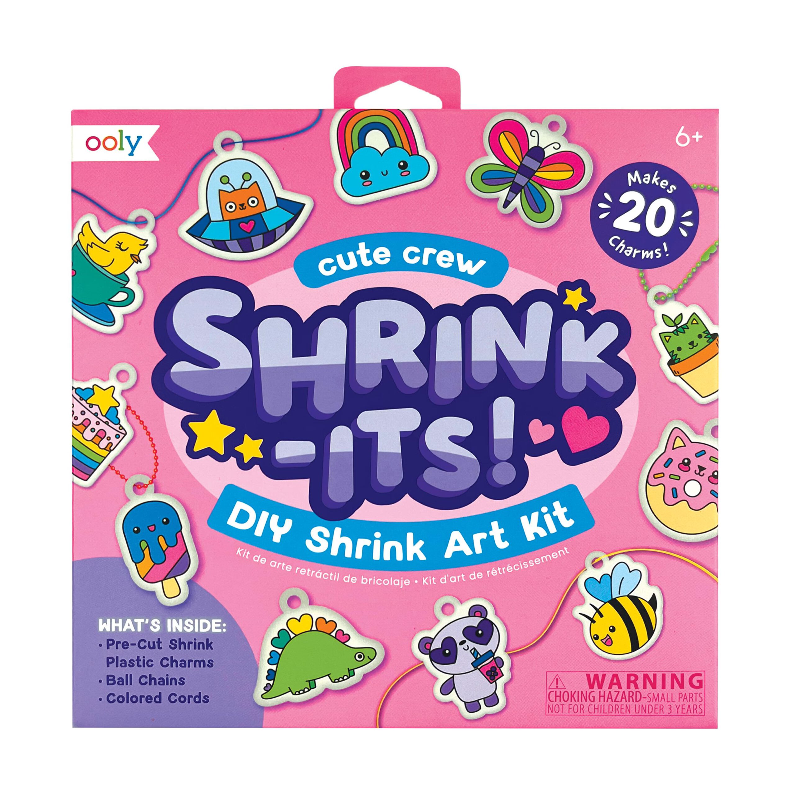 ooly shrink its! d.i.y. shrink art charm kit cute crew