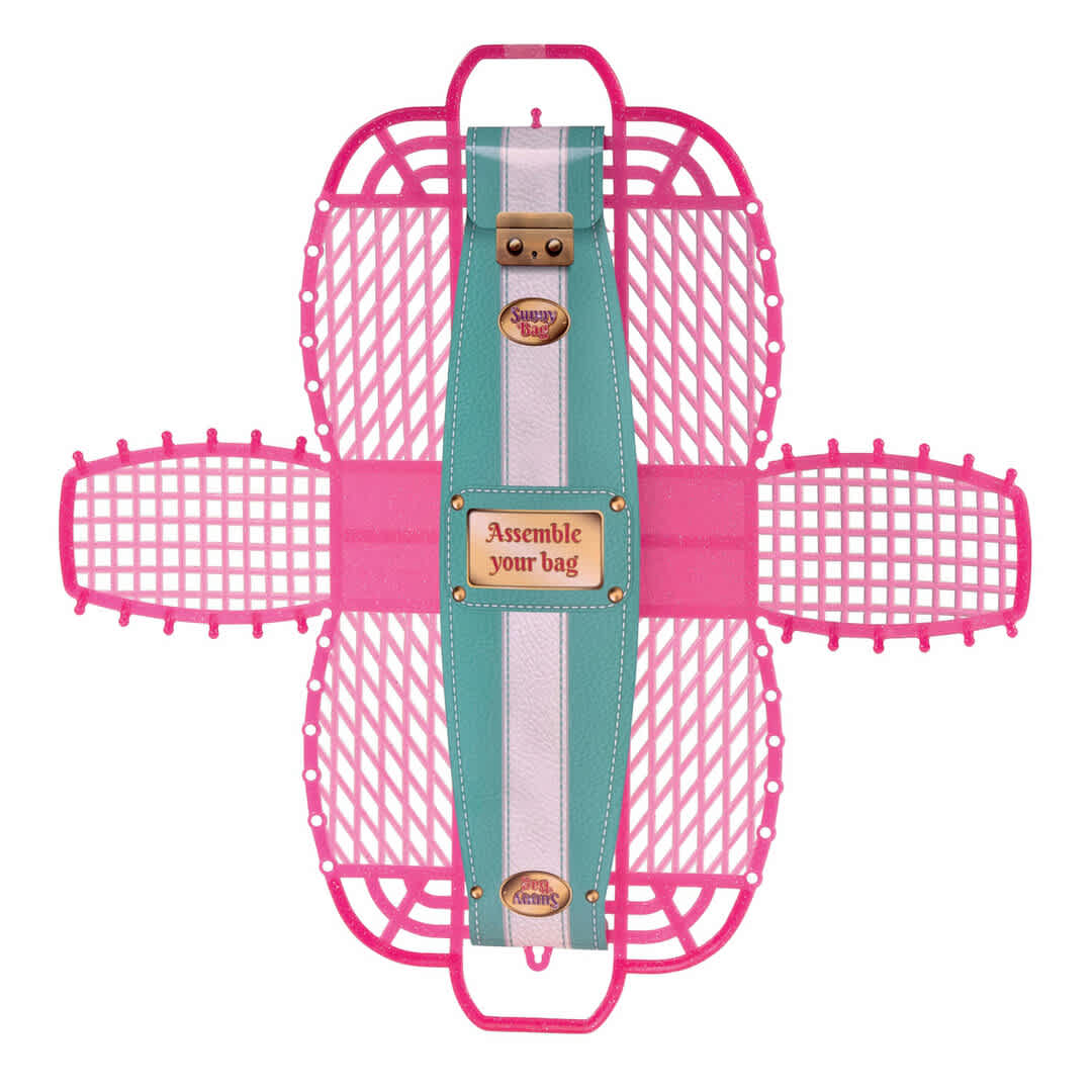 glitter tasje sunny bag ass. 4 kleuren